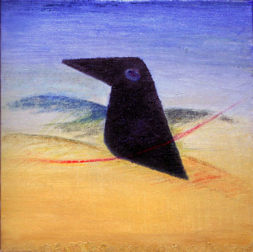 birds painting for sale "Boboc" (oil on canvas) - by Dumitru Verdianu