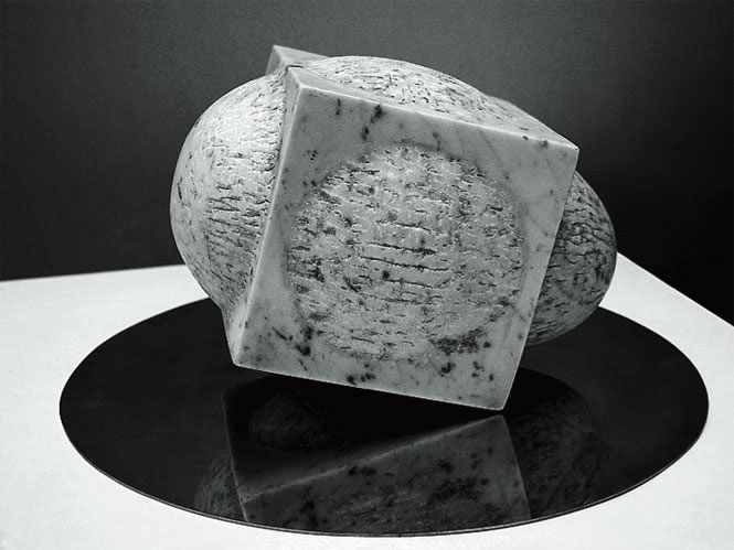 abstract sculpture for sale - "Abel" by Dumitru Verdianu