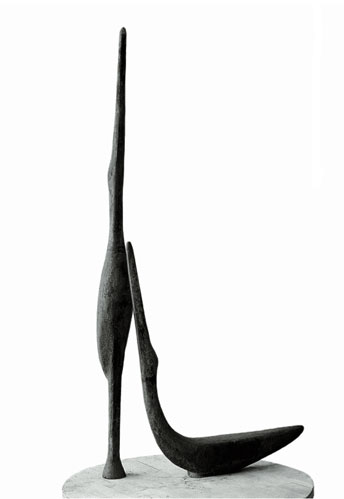 abstract sculpture for sale - "Birds" by Dumitru Verdianu