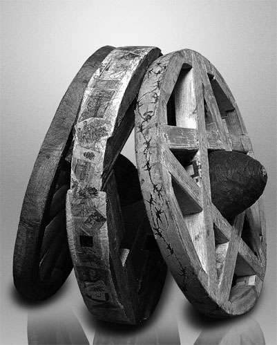 abstract sculpture for sale - "The Prodigal Sons" by Dumitru Verdianu