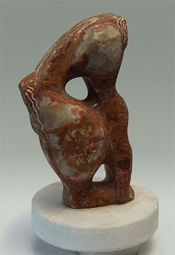 abstract sculpture for sale - "Yin and Yang Aggression" by Dumitru Verdianu