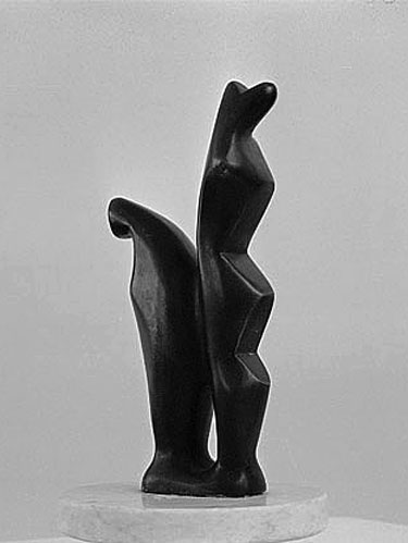 abstract sculpture for sale - "Yin and Yang Harmony" by Dumitru Verdianu