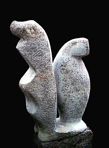 granite sculpture for sale - "Yin and Yang Harmony" by Dumitru Verdianu