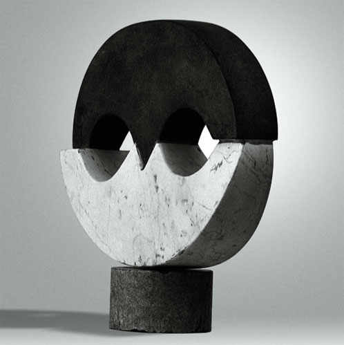 abstract sculpture for sale - "Yin and Yang" by Dumitru Verdianu