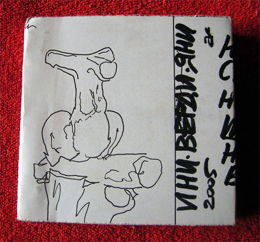 "Flying Pregnant Woman" handmade book, unknown author, 2005