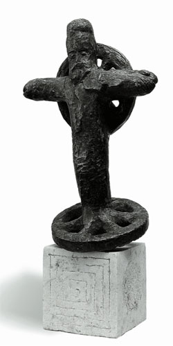 figurative sculpture for sale - "Hommage to Barbu Lautaru" by Dumitru Verdianu
