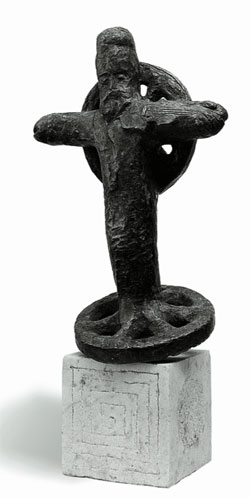 "Hommage to Barbu Lautaru" - figurative sculpture for sale  by Dumitru Verdianu