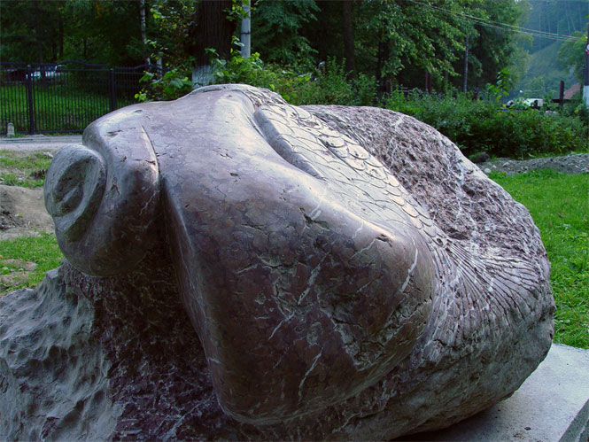 Monumental Sculpture - "Mermaid" by Dumitru Verdianu