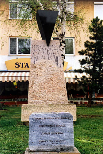 "Monument against Fascism Racism War and Violence" by Dumitru Verdianu