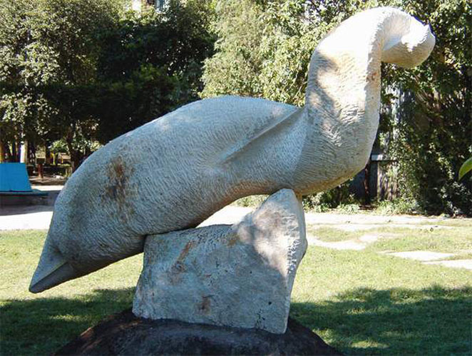 "Molusque" by the sculptor Mihai Hlihor