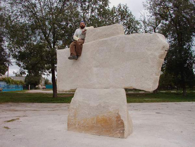 The sculptor Valentin Virtosu